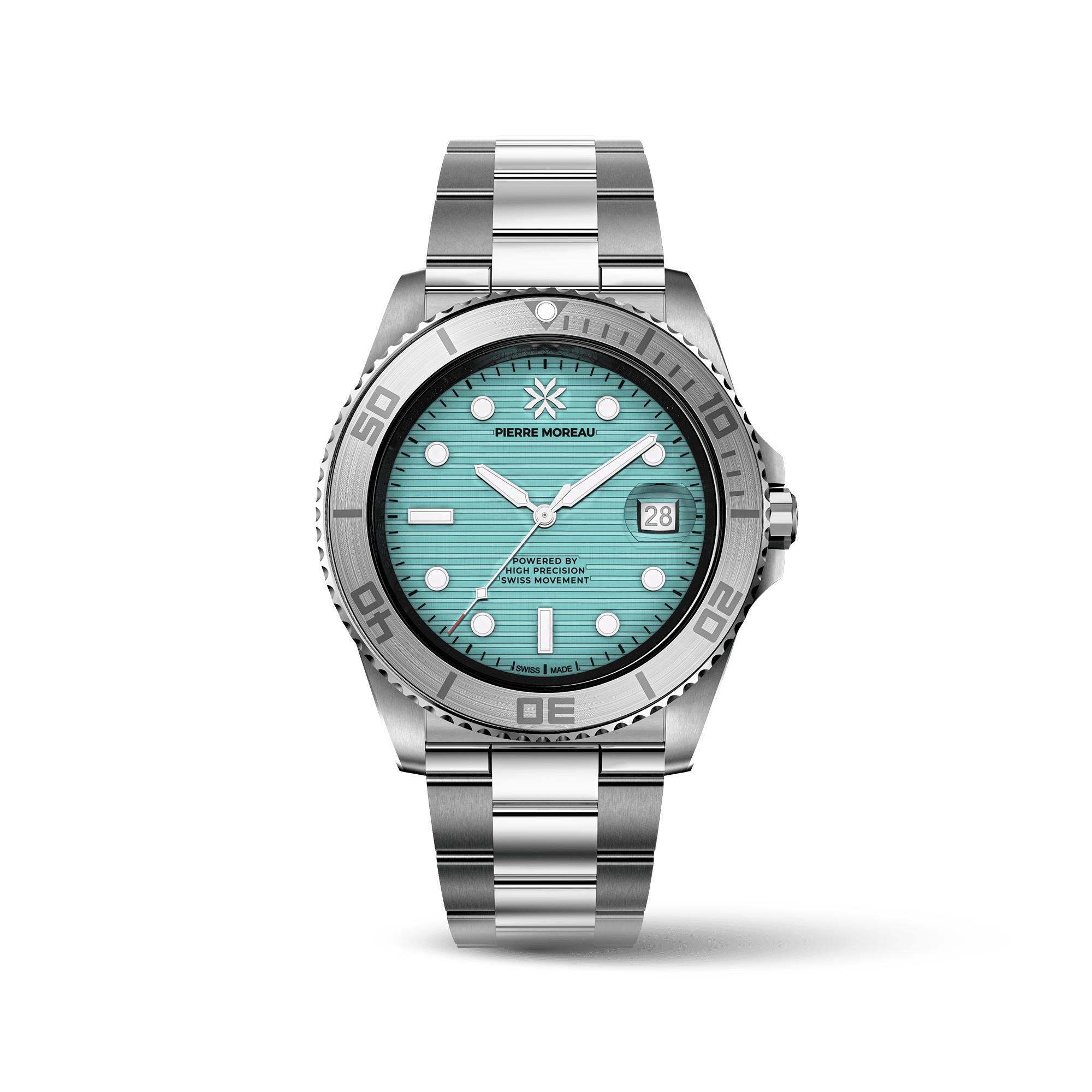 Pierre Moreau Lémaris Pure Uhr (Hellblau)