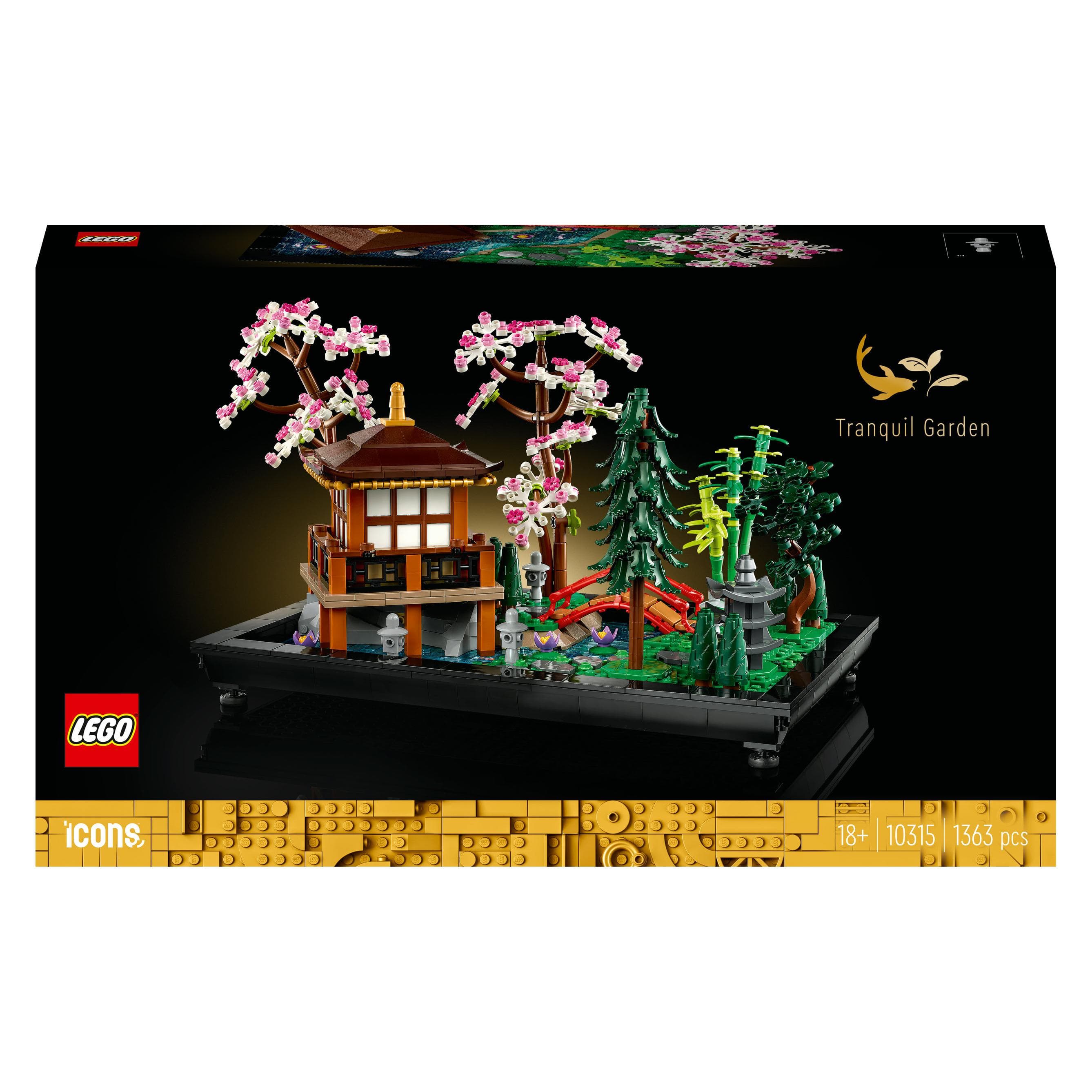 LEGO Icons Japanischer Zen-Garten Ruhiger Garten 10315